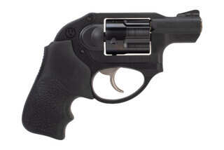RUGER LCR 357 MAG5 round revolver features a hogue rubber grip